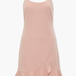 NWT Ruffle Tulip-Hem Mini Dress